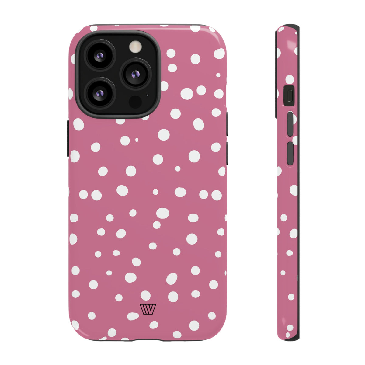 Blush Red Dots Tough Phone Case