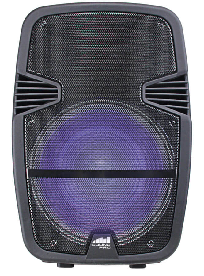 Bluetooth Portable 15 inch Party Speaker with Disco Light Naxa