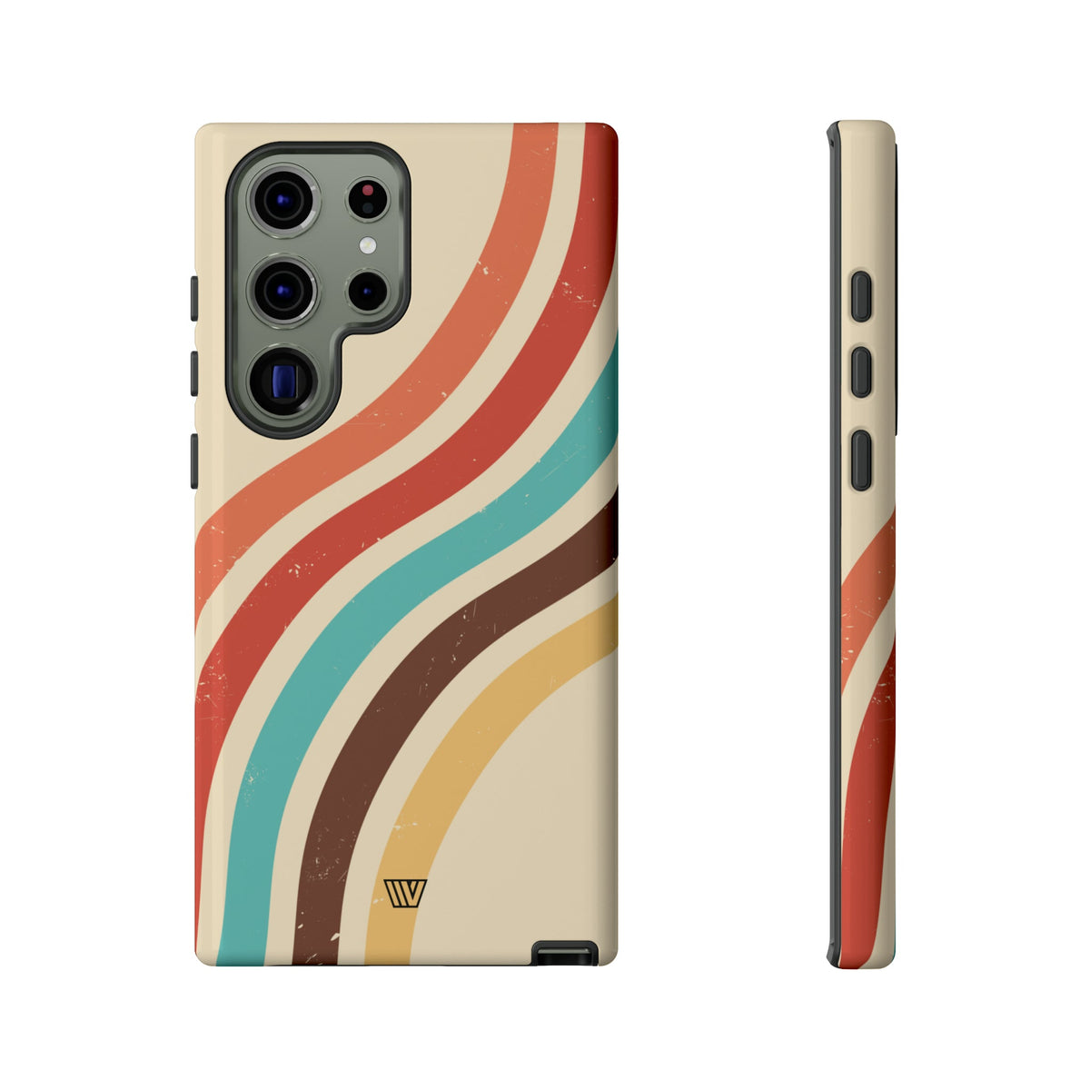 Vintage Stripe Tough Durable Phone Case