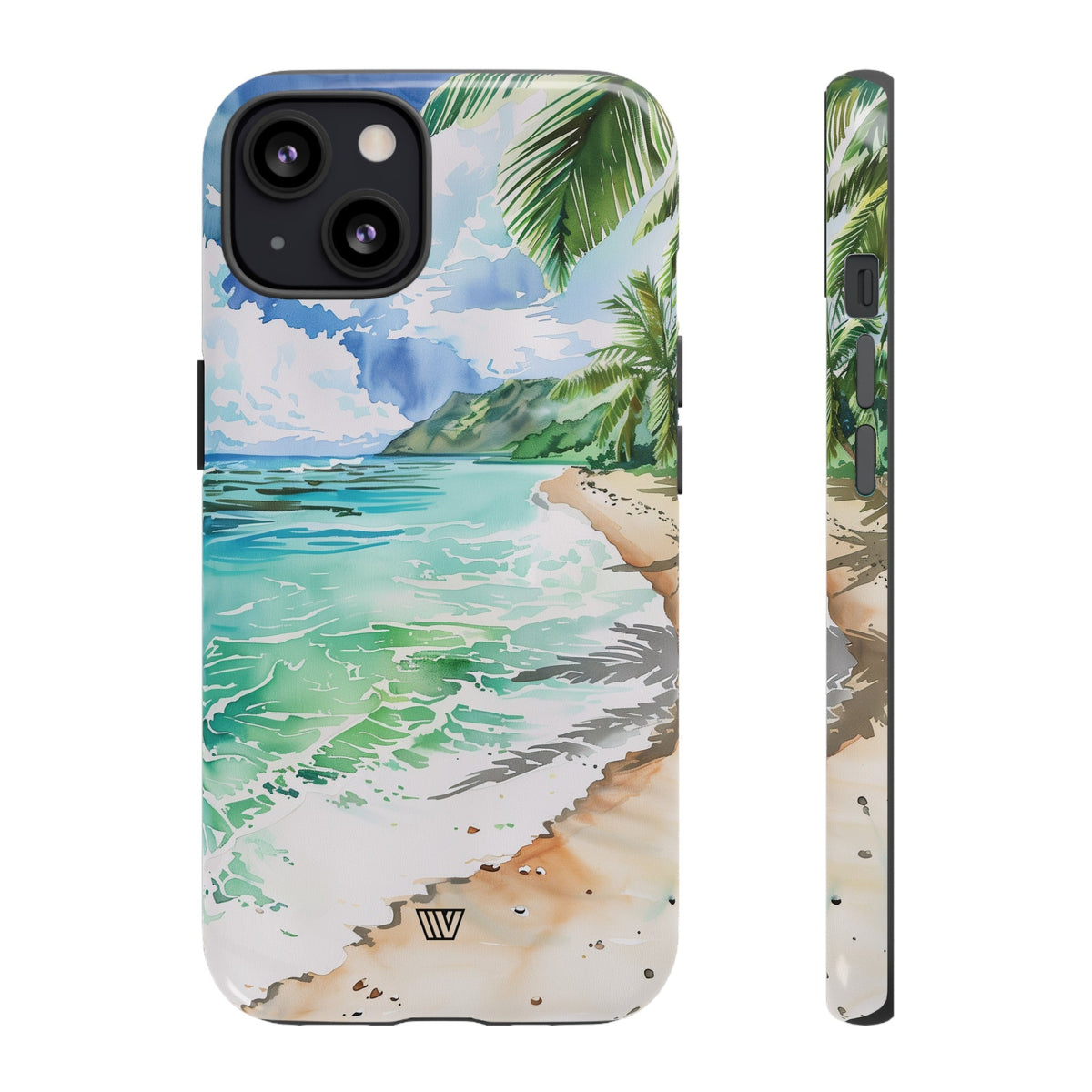 Watercolor Beach Tough Phone Case
