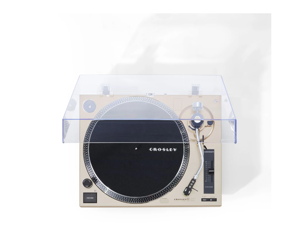 Crosley C100BT 2-Speed Bluetooth Turntable Record Player- Black-NEW