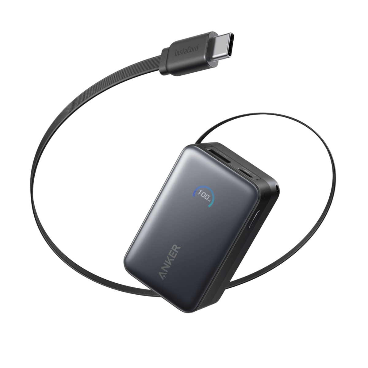 Anker Nano Power Bank 10K 45W Built-In Retractable USB-C Cable