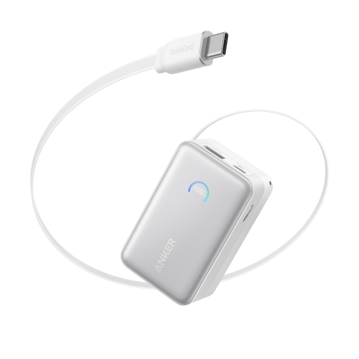Anker Nano Power Bank 10K 45W Built-In Retractable USB-C Cable