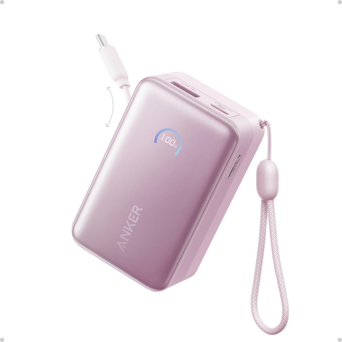 Anker Nano Power Bank 10K 45W Built-In Retractable USB-C Cable