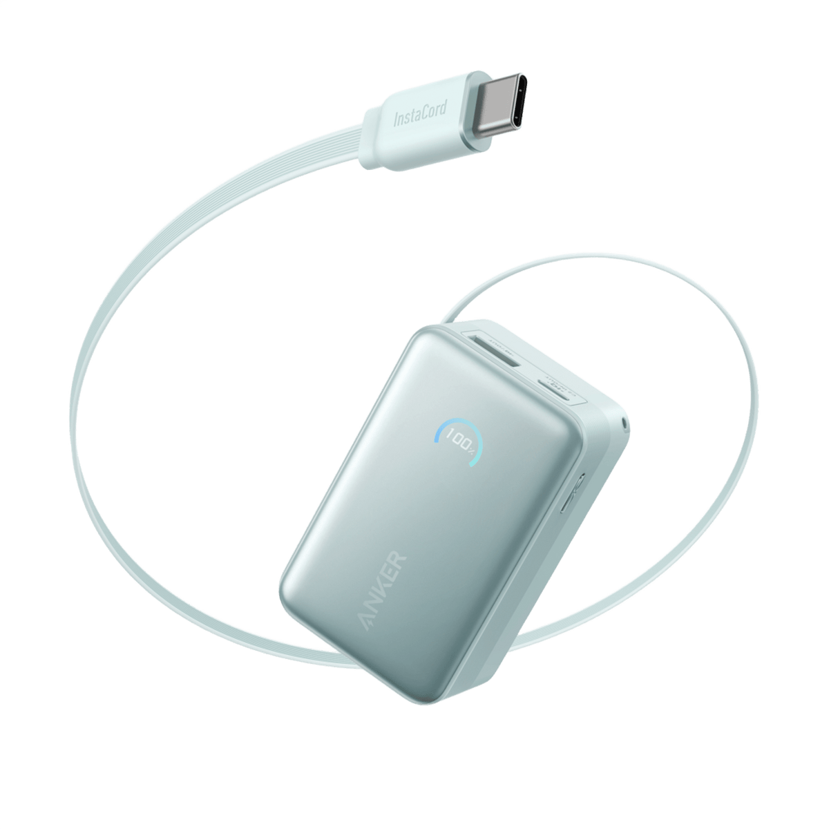 Anker Nano Power Bank 10K 45W Built-In Retractable USB-C Cable