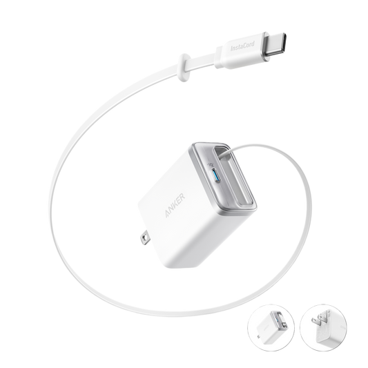 Anker Nano Charger 35W Built-In Retractable USB-C Cable
