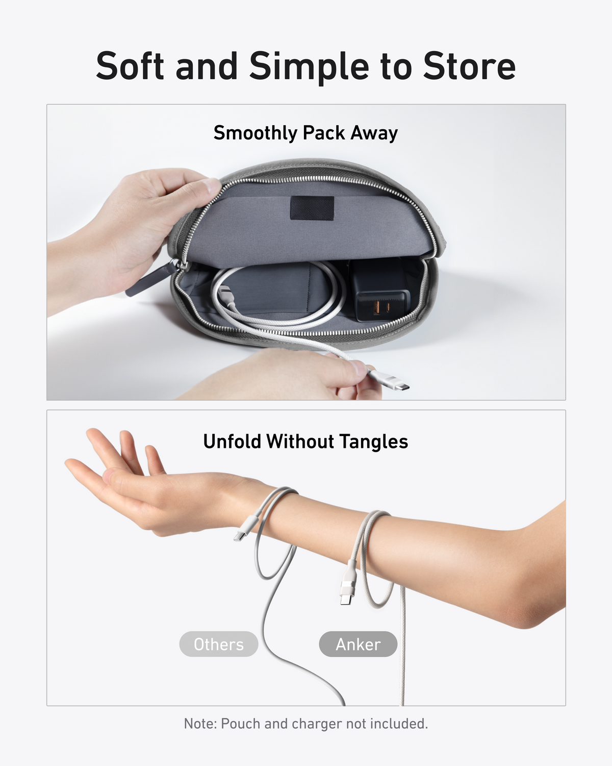 USB-C 240W Upcycled-Braided Cable Anker USB-C to USB-C Cable