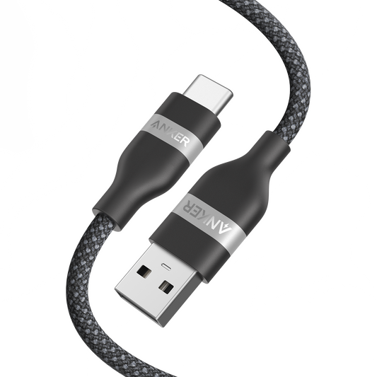 USB-A to USB-C Cable Upcycled-Braided 3 ft / 6 ft Anker