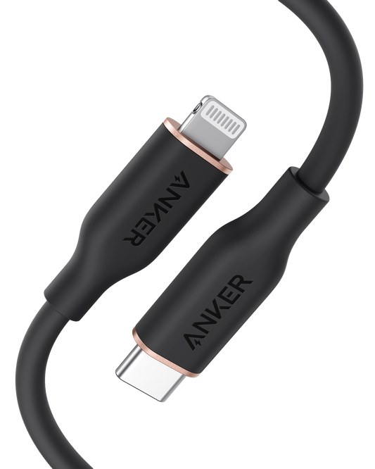 USB-C to Lightning Cable 3 ft Silicone Anker 641