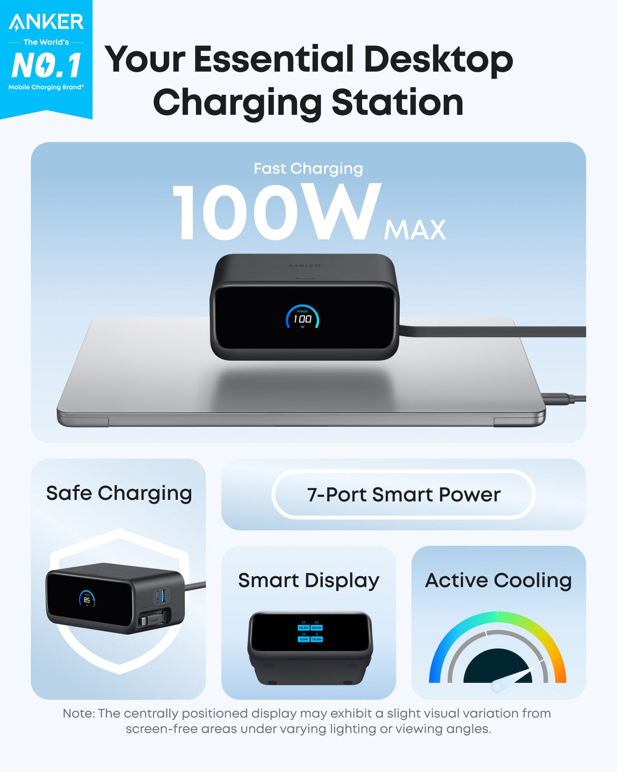 Anker Nano 7-in-1 100W Charging Station