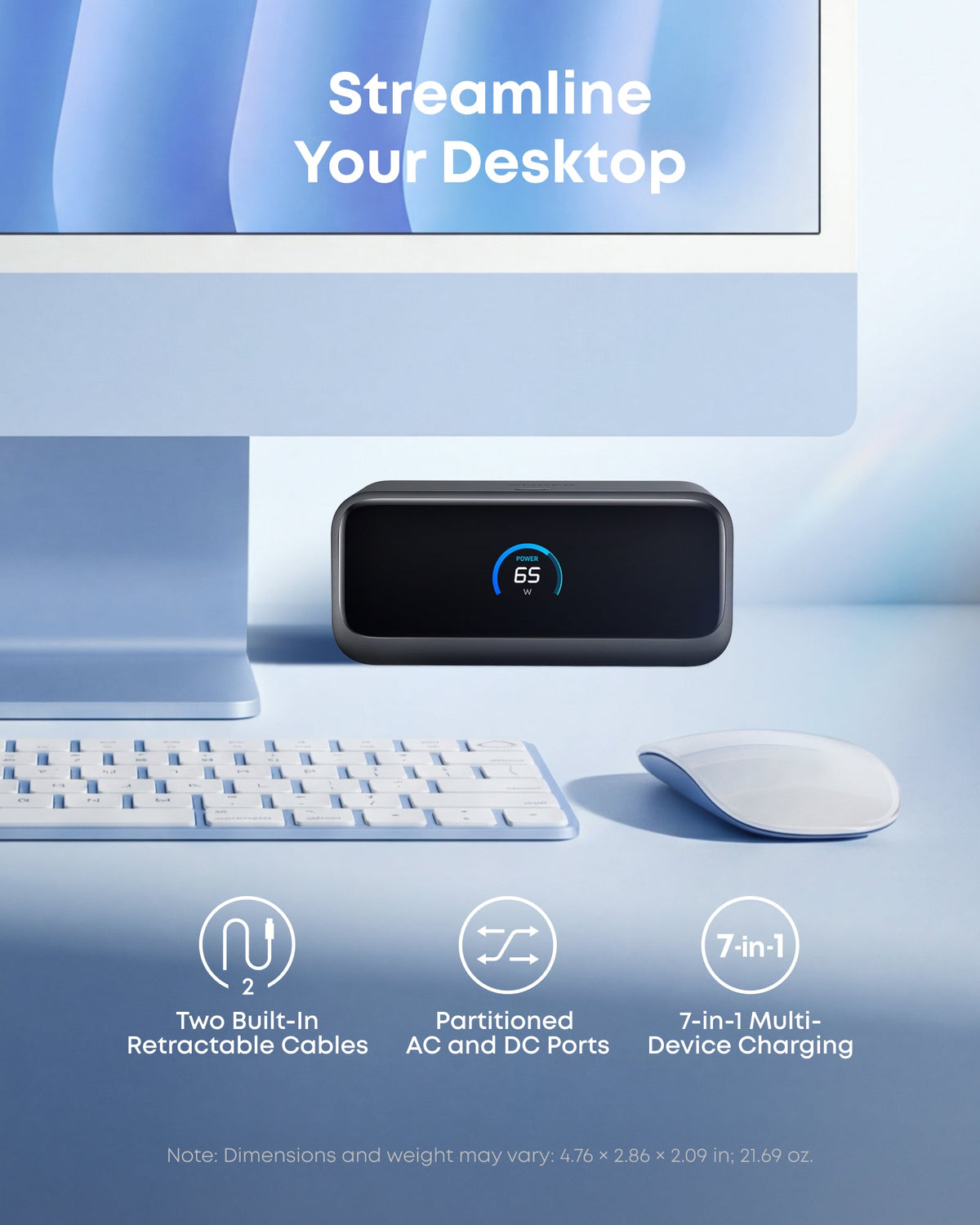 Anker Nano 7-in-1 100W Charging Station