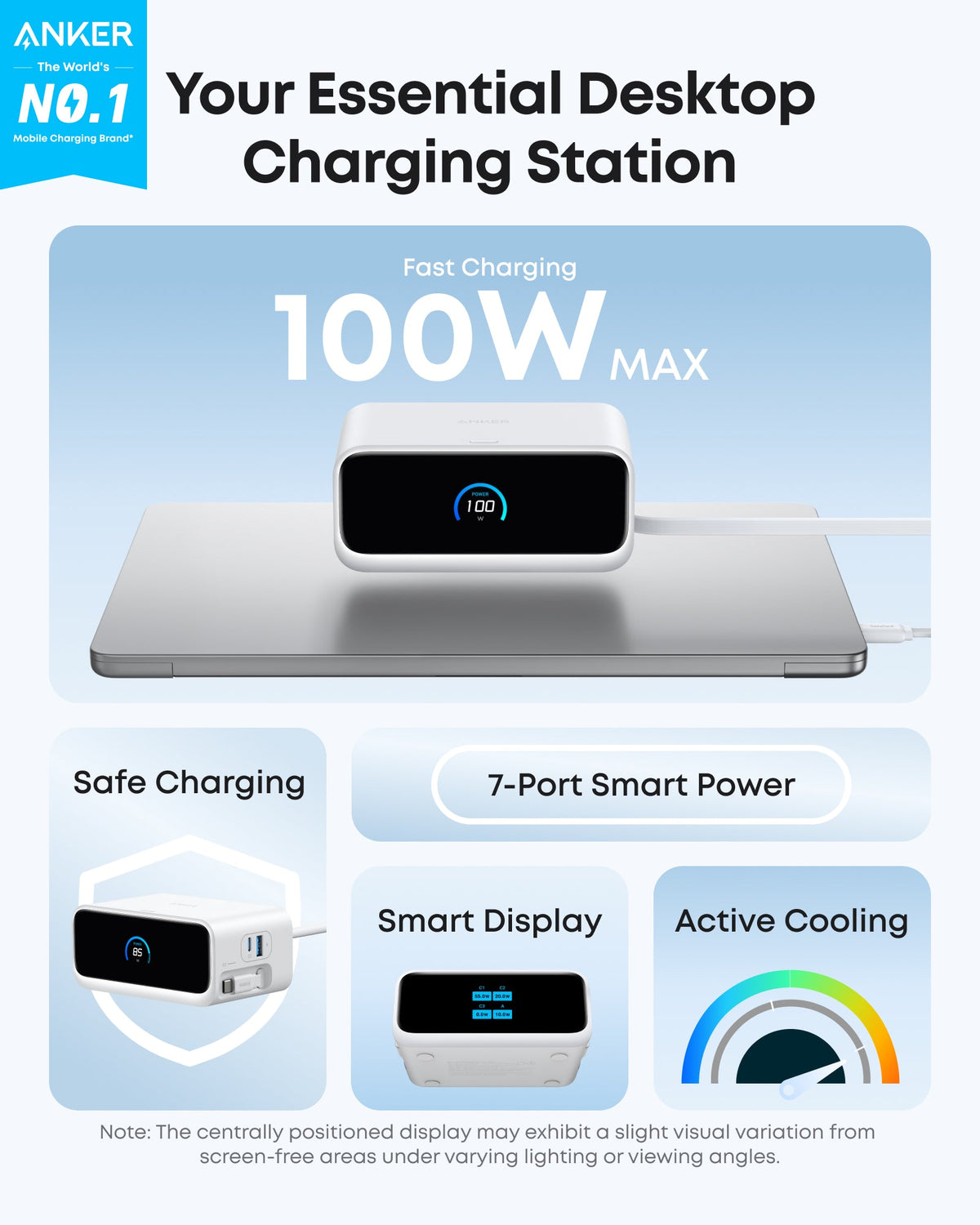 Anker Nano 7-in-1 100W Charging Station