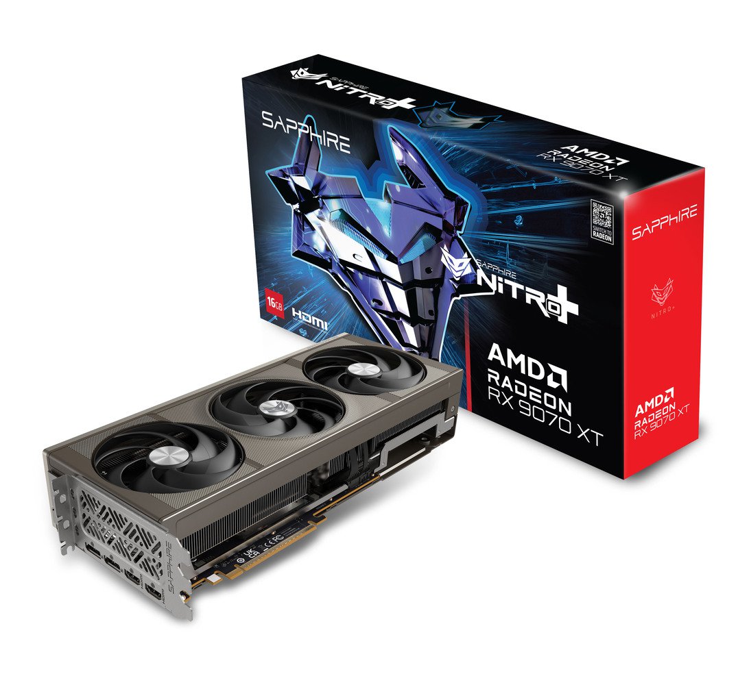 Sapphire Nitro+ AMD Radeon RX 9070 XT Gaming Graphics Card