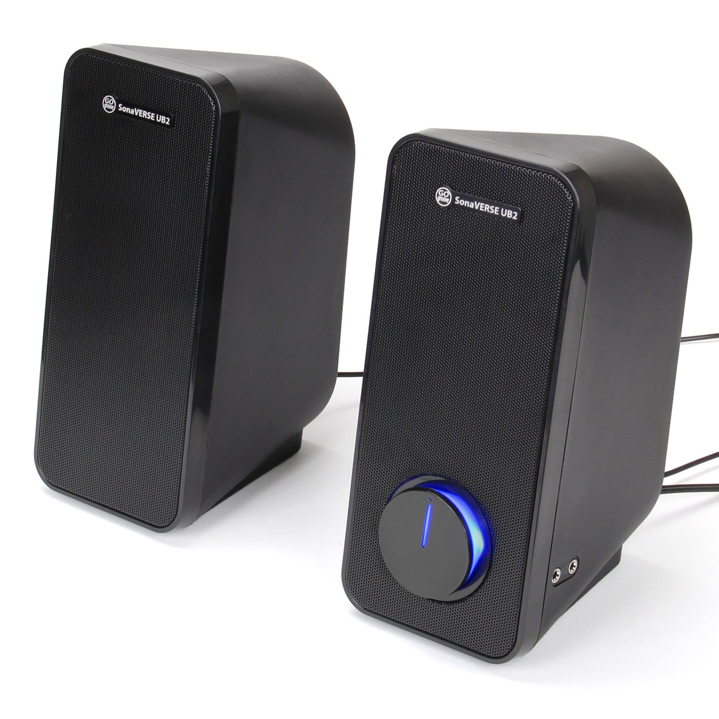 GOgroove USB-Powered 2-Way Speakers SonaVERSE UB2 (Blackout)