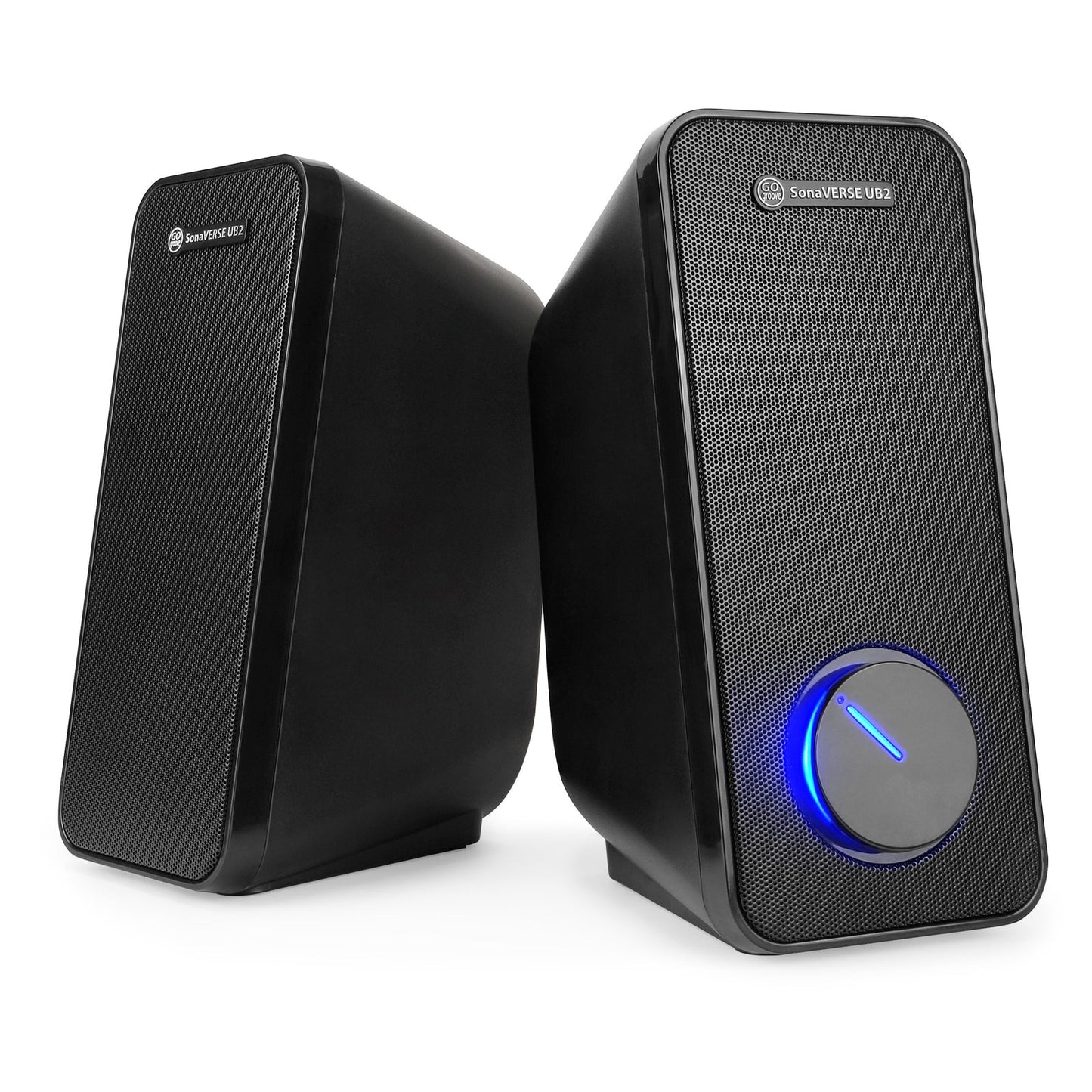 GOgroove USB-Powered 2-Way Speakers SonaVERSE UB2 (Blackout)