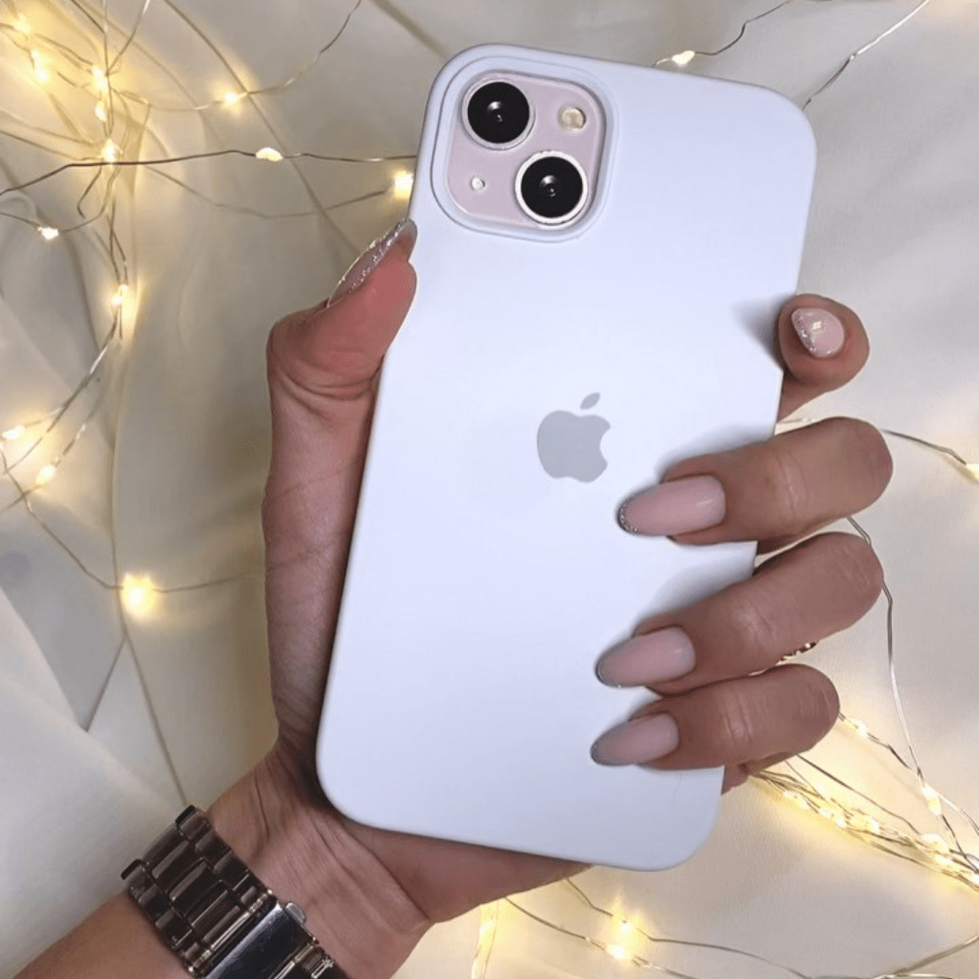 iPhone Silicone White Protective Phone Case Apple