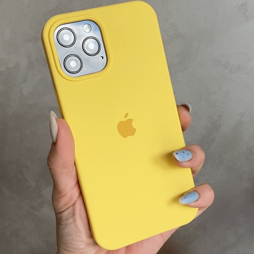 iPhone Silicone Yellow Protective Phone Case Apple