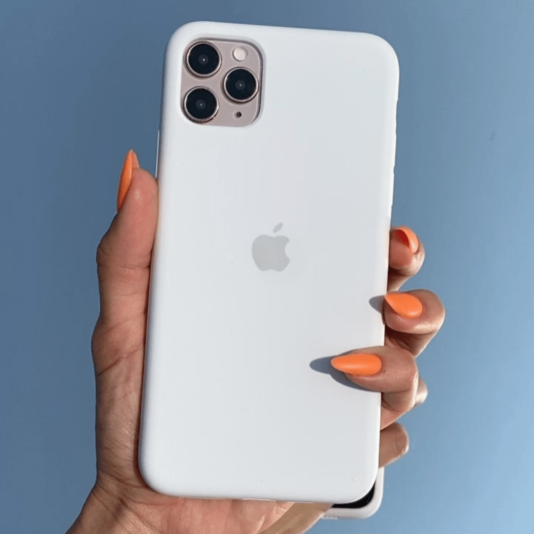 iPhone Silicone White Protective Phone Case Apple