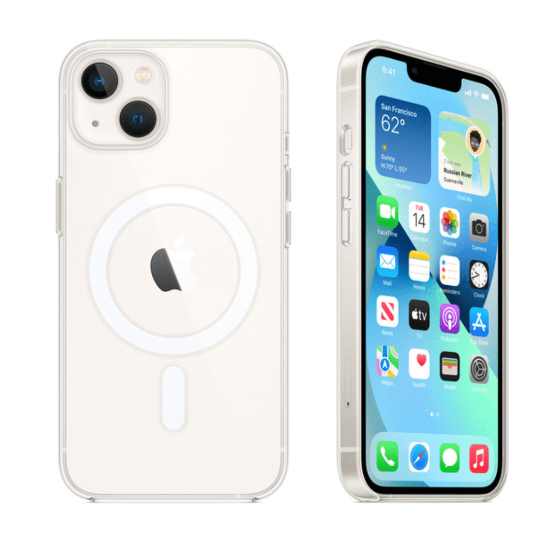 iPhone Clear Case MagSafe Full Body Protective Phone Back Cover