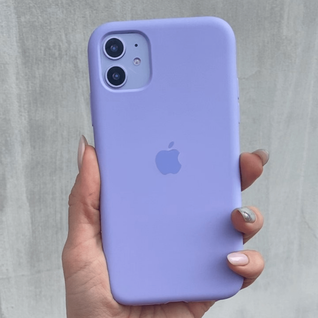 iPhone Silicone Lilac Protective Phone Case Apple