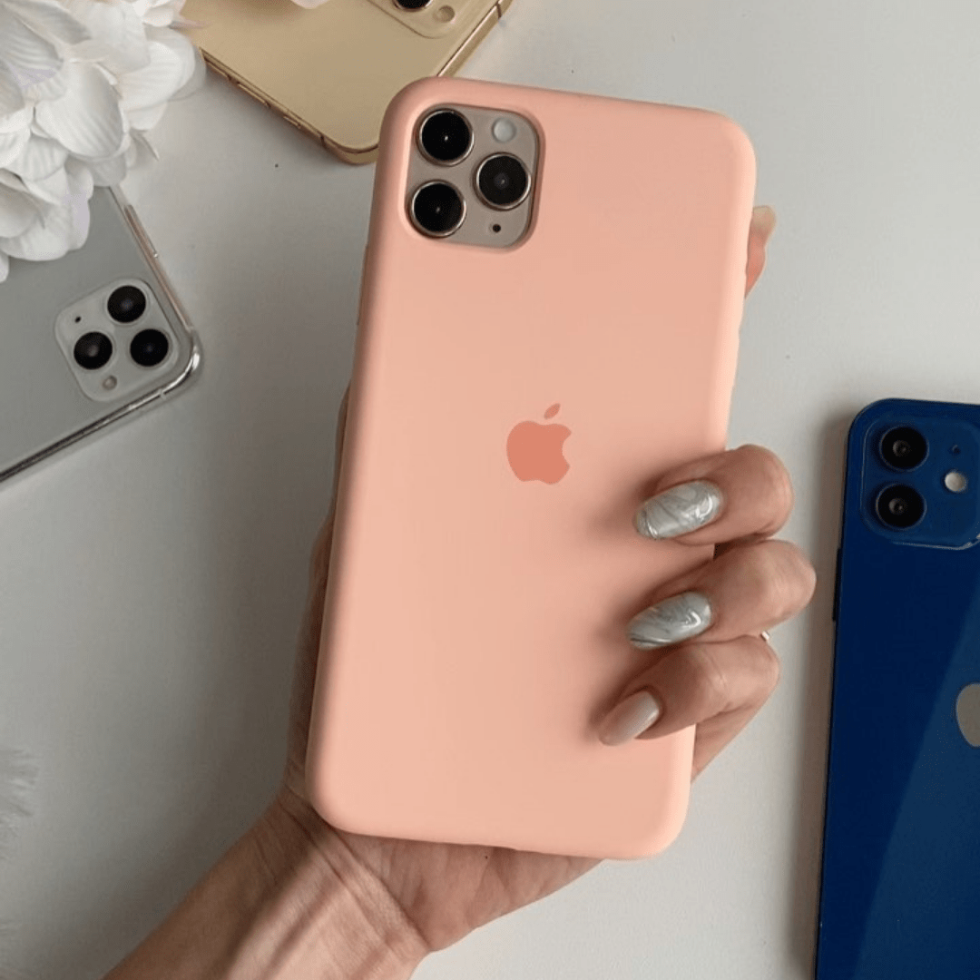 iPhone Silicone Case Begonia Full Body Protective Phone Cover Apple
