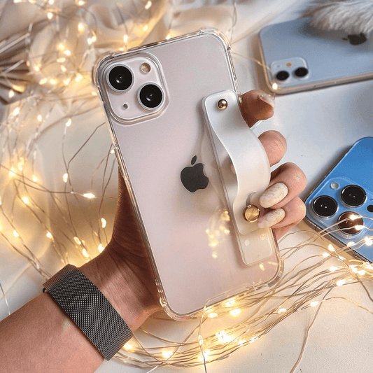 Transparent Wrist Strap iPhone Case Apple