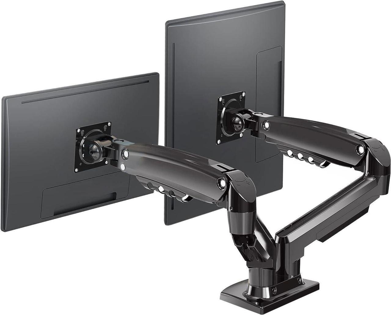 Dual Monitor Mount Gas Spring Arms 15-32 Inch Screens Rehisk