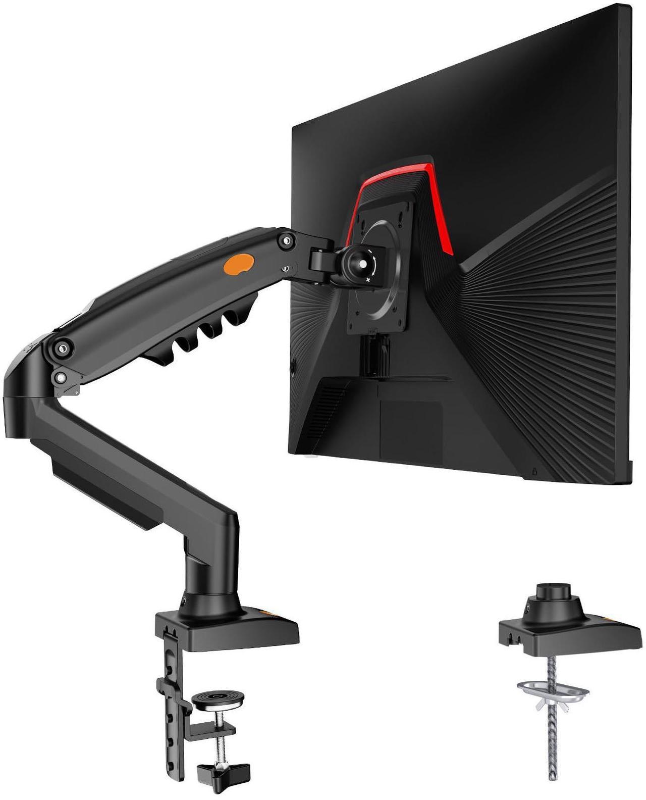 Single Monitor Mount Gas Spring Arm for 15-32 Inch Screens Rehisk