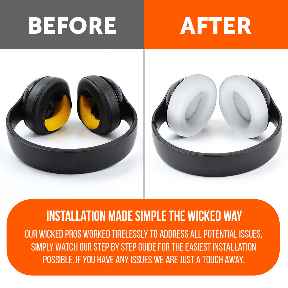 Beats Studio Pro Replacement Ear Pads Thick Memory Foam Earpads by Wicked Cushions