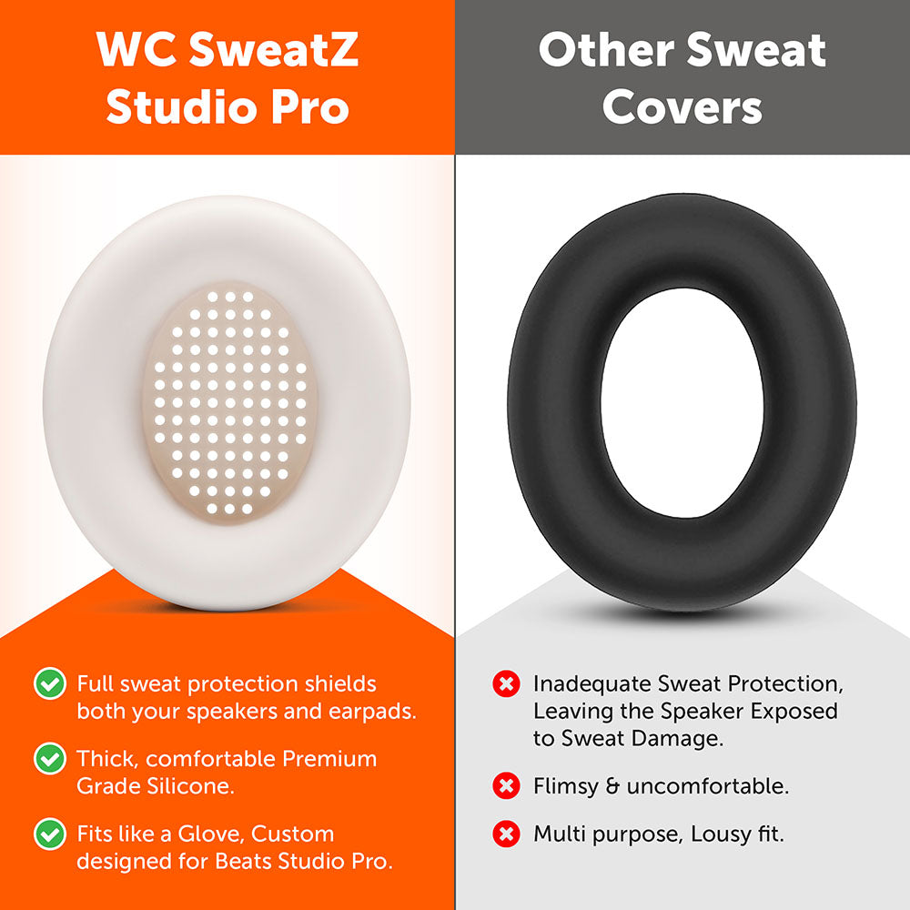 Beats Studio Pro Earpad Sweat Covers - WC SweatZ Studio Pro