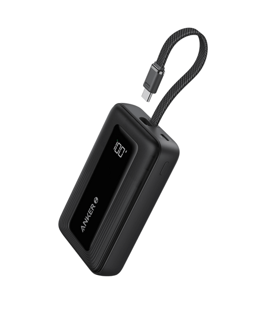 Anker Zolo Power Bank 10K 30W with 5.4-inch USB-C Cable
