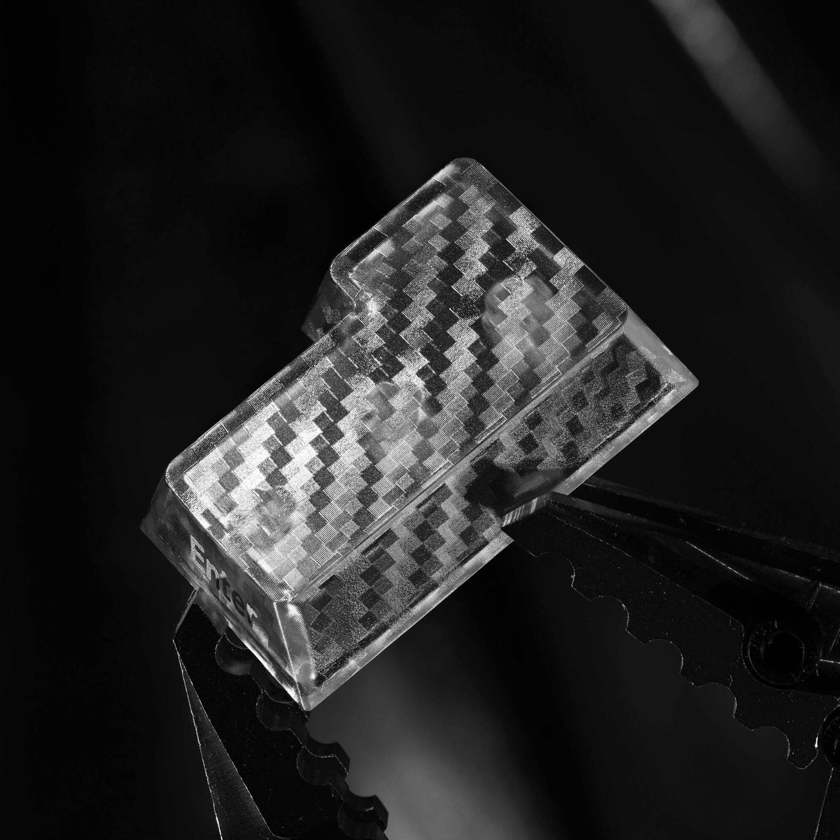 Carbon Fiber Textured Cherry Profile PC Keycap Set XVX