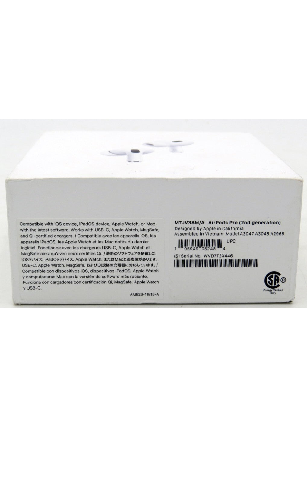 Apple AirPods Pro MagSafe USB‑C Charging Canal Earbud (2nd Generation) Refurbished