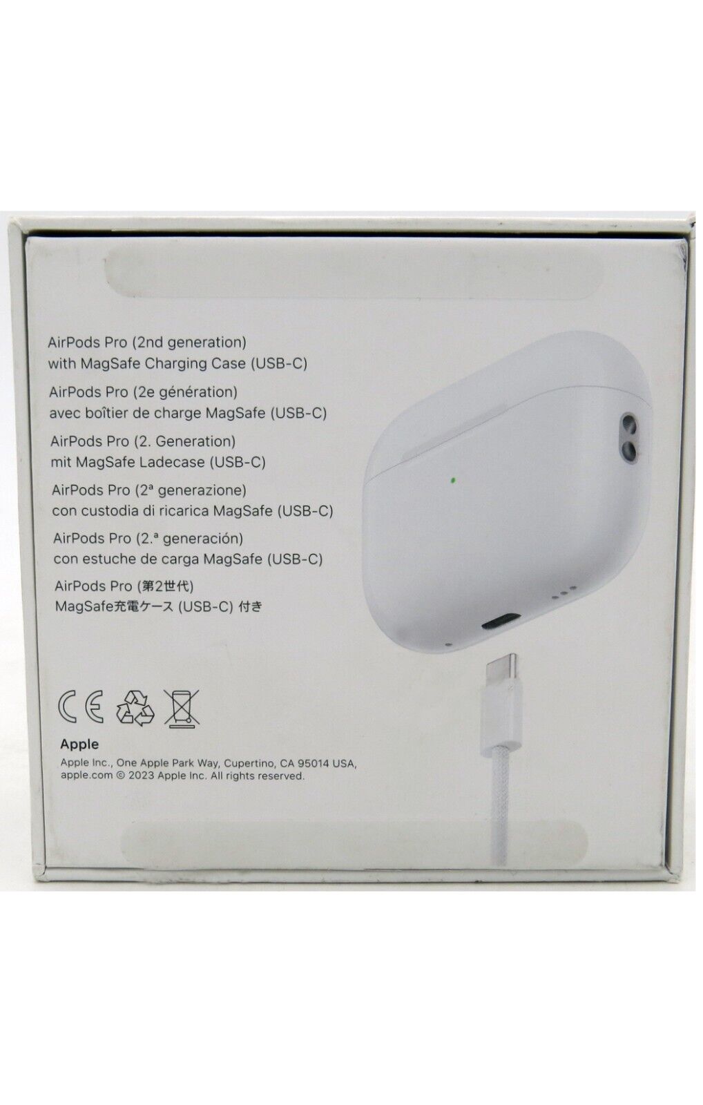 Apple AirPods Pro MagSafe USB‑C Charging Canal Earbud (2nd Generation) Refurbished