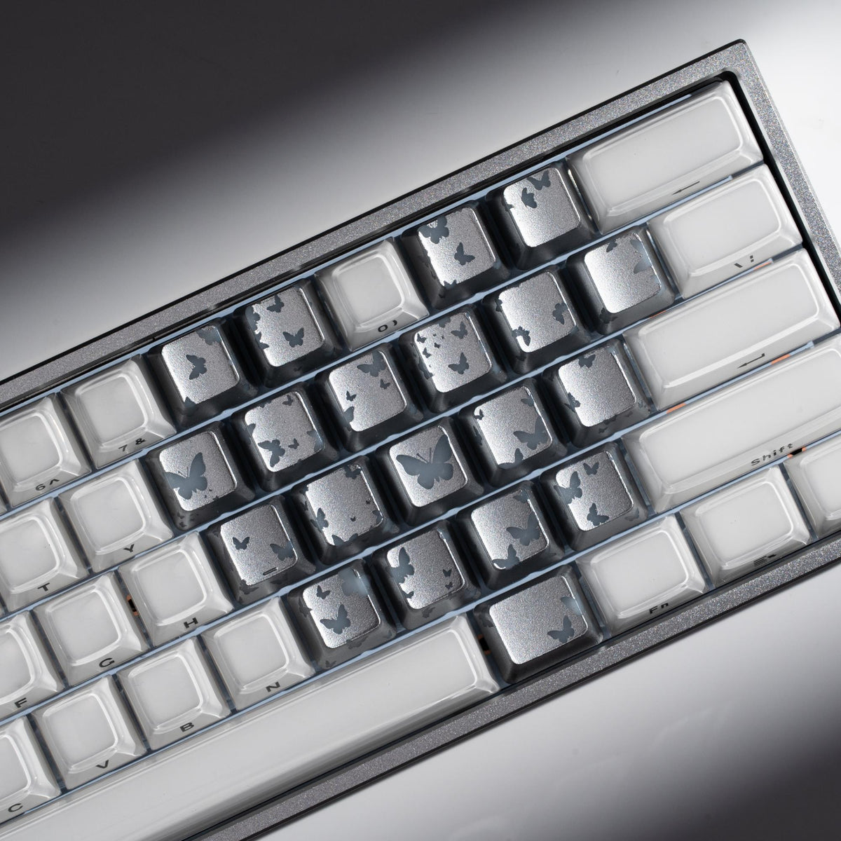 FlutterBloom Heart Layout 21-Key Artisan Keycap Set XVX