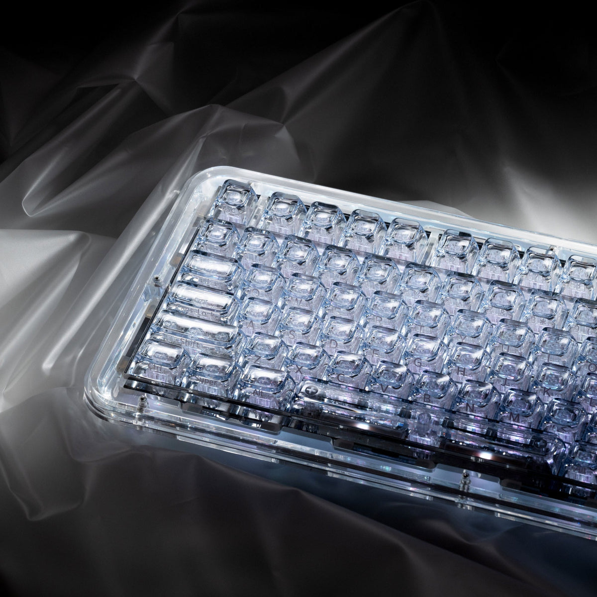 XVX Arctic Transparent Double-Shot PC Keycap Set