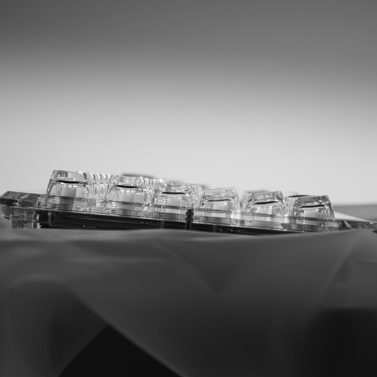 XVX Arctic Transparent Double-Shot PC Keycap Set