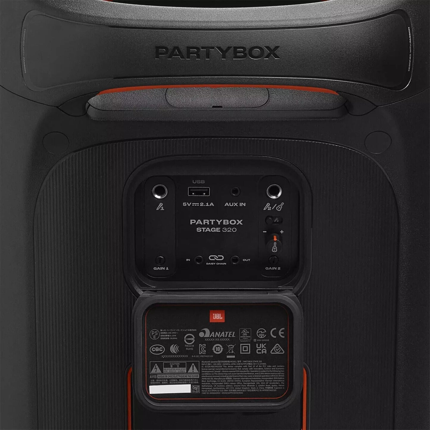 Bluetooth Splash-Resistant 240W Party Speaker JBL Party Box Stage 320