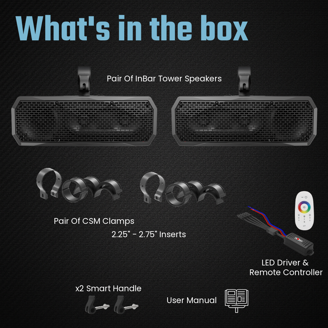 InBar B Marine Mounts Speaker System NOAM Audio
