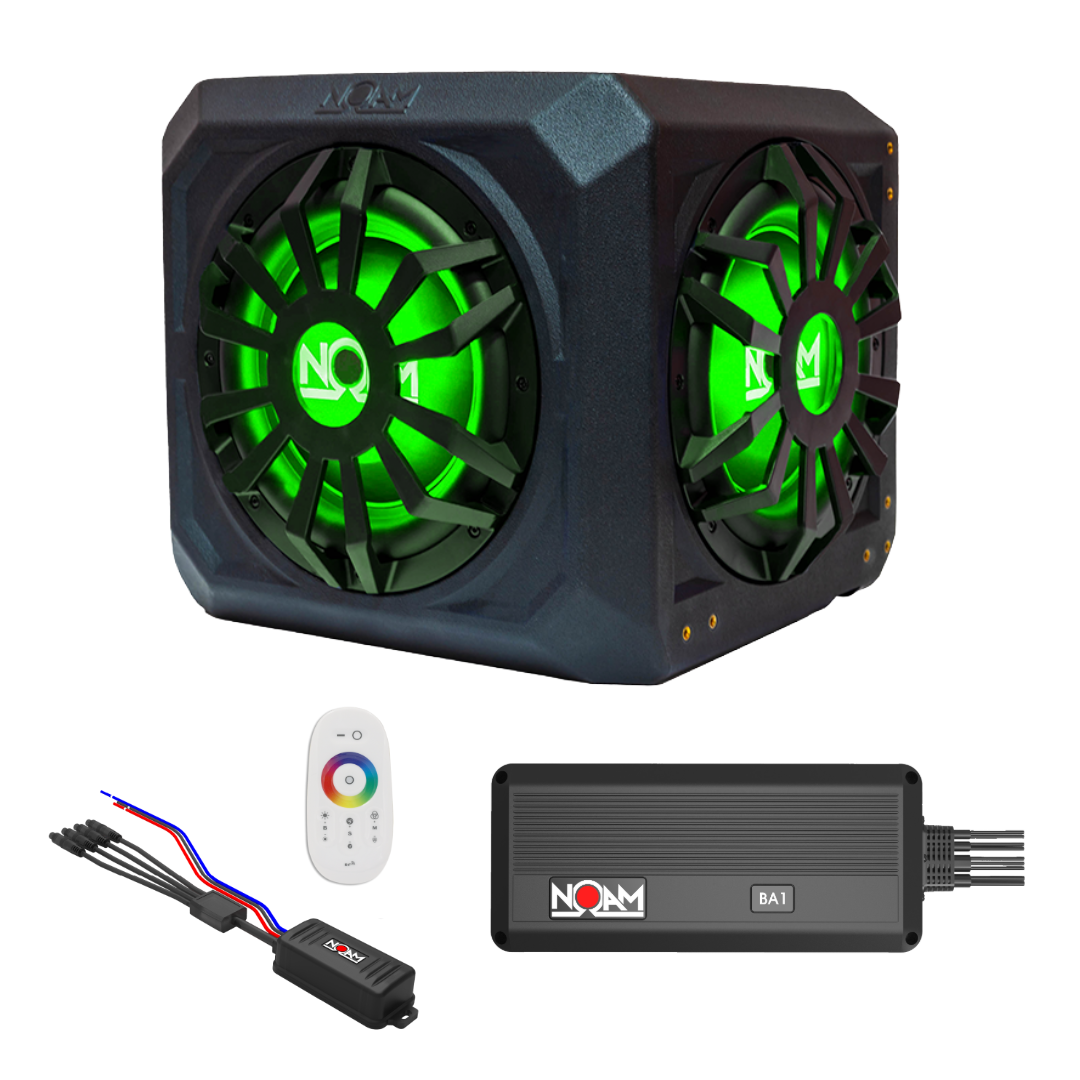 N10SB Sub + Amp Golf Cart NOAM Audio