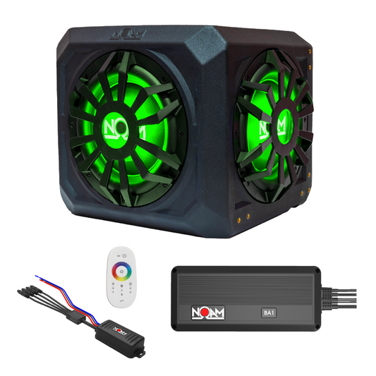 N10SB Sub + Amp Golf Cart NOAM Audio
