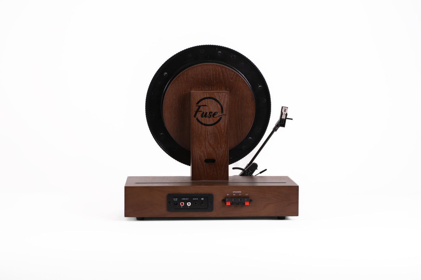 Vertical Vinyl Record Player Mid-Century Modern Fuse Audio GLD