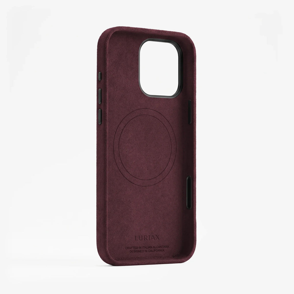 Alcantara Black iPhone 16 Case The Modern