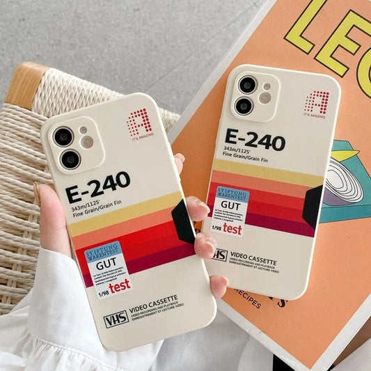 Retro Vibes VHS Label iPhone Case Vogueen