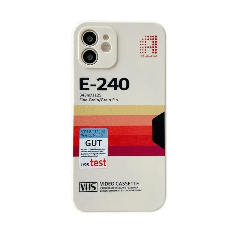 Retro Vibes VHS Label iPhone Case Vogueen