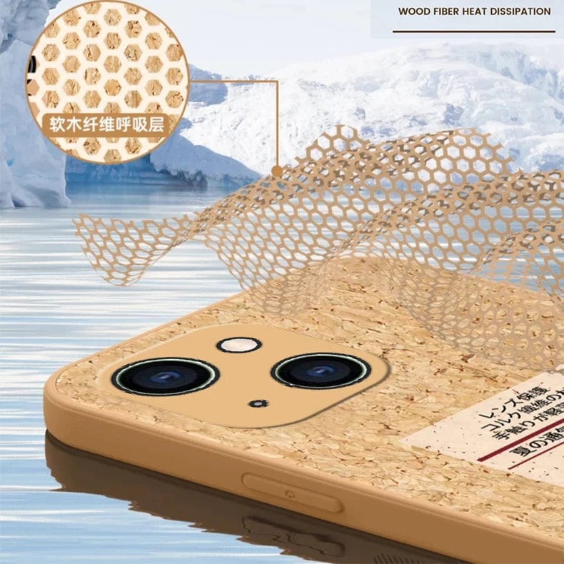 Cork Wood Protective iPhone Case Shopify Collective Vogueen