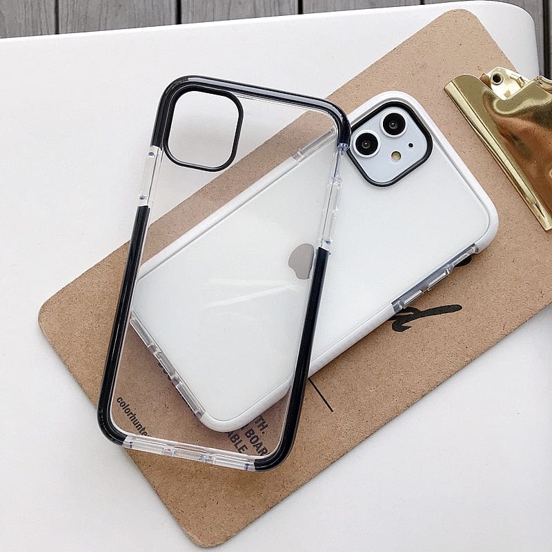 Shockproof Transparent TPU iPhone Case Apple