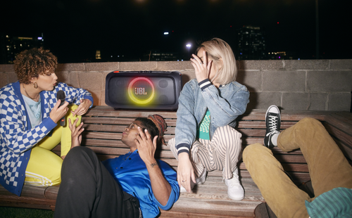 JBL 100 W Pro Sound Wireless Party Speaker PartyBox On‑the‑Go Essential