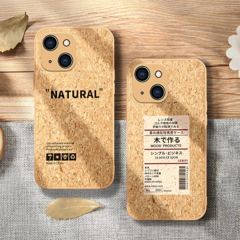Cork Wood Protective iPhone Case Shopify Collective Vogueen