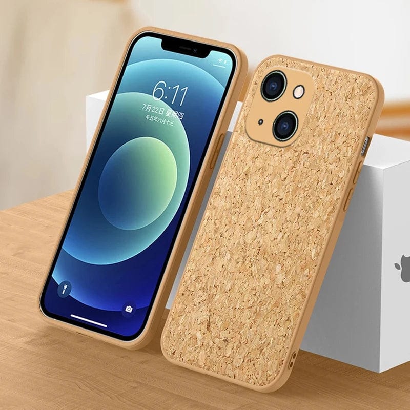 Cork Wood Protective iPhone Case Shopify Collective Vogueen